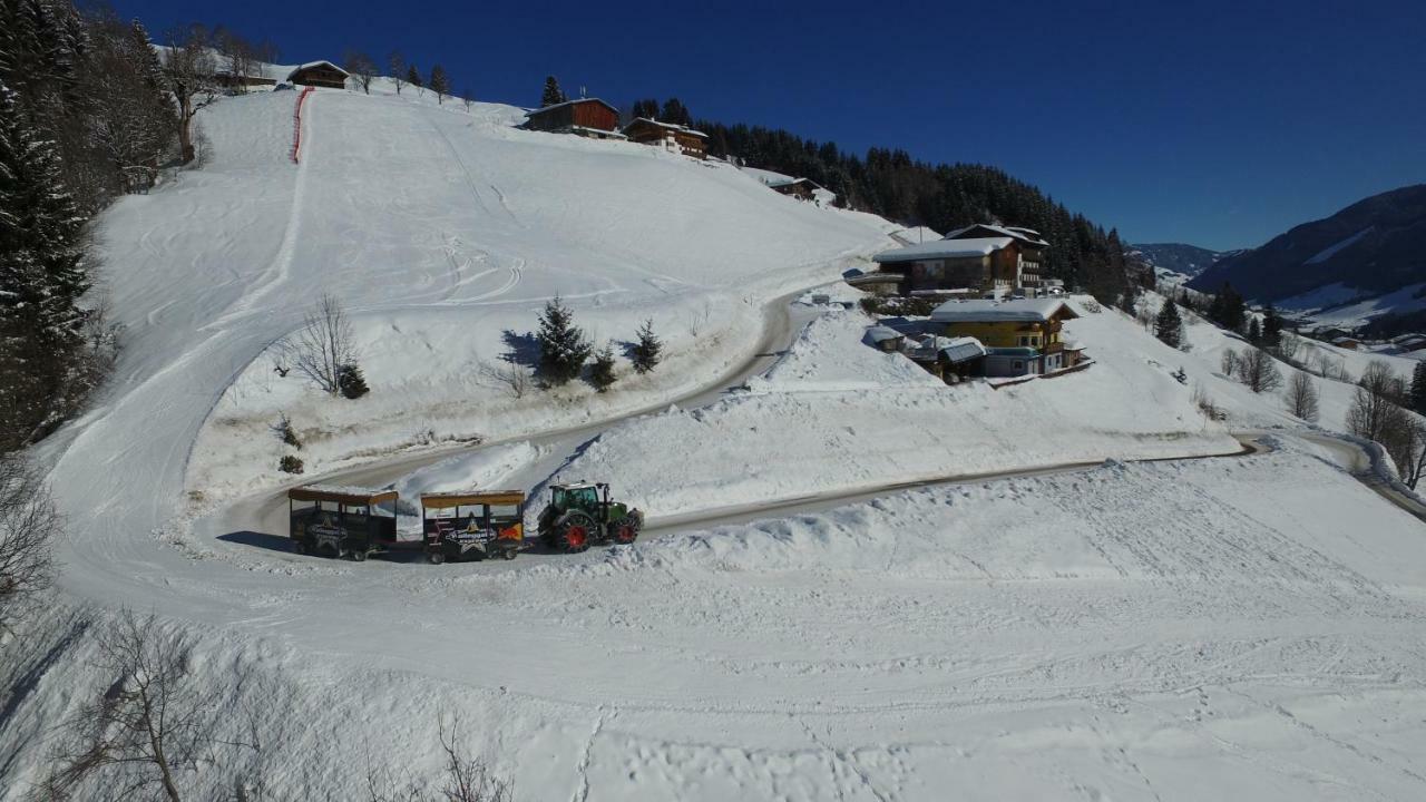 Ski In-Ski Out - Gaestehaeuser Saalbach-Hinterglemm - Wallegghof Christianhof Exteriér fotografie